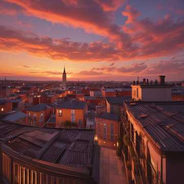  Rooftop Reflections