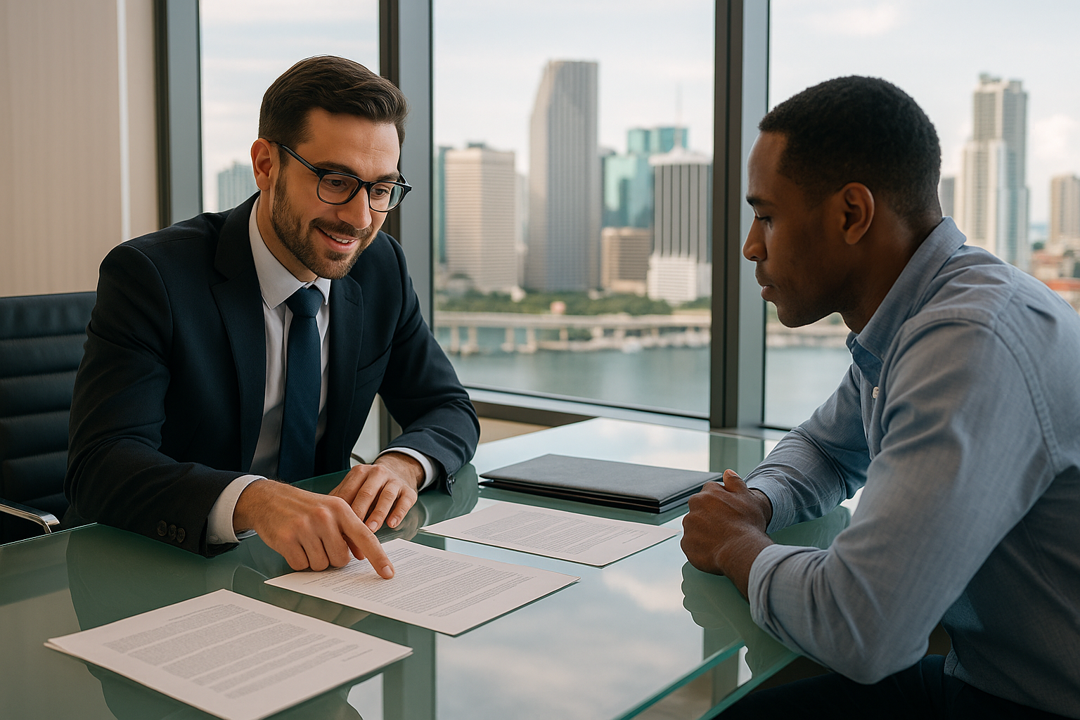 attorney-client consultation - miami car accident injury lawyer