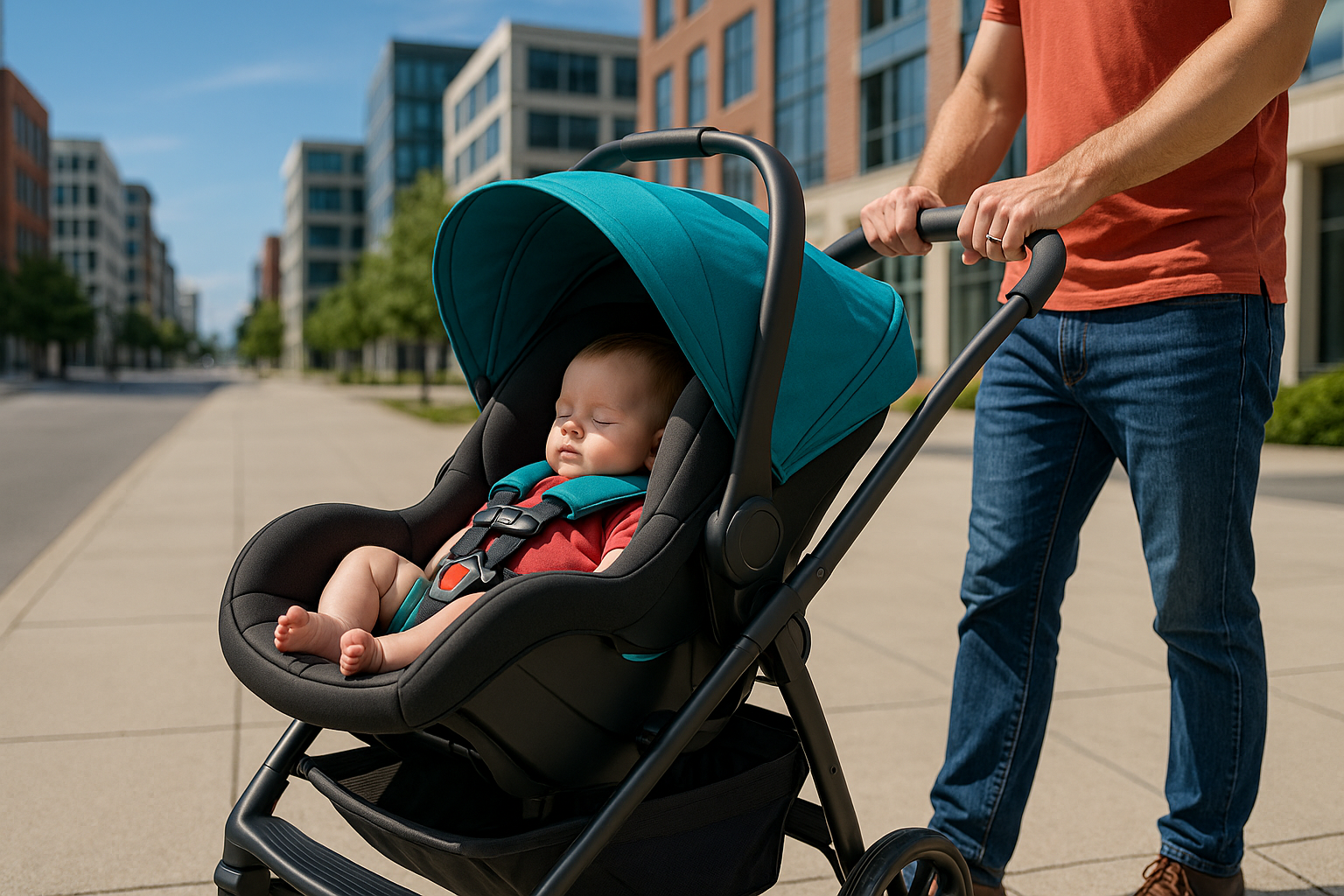 Travel System E - safest infant car seat and stroller