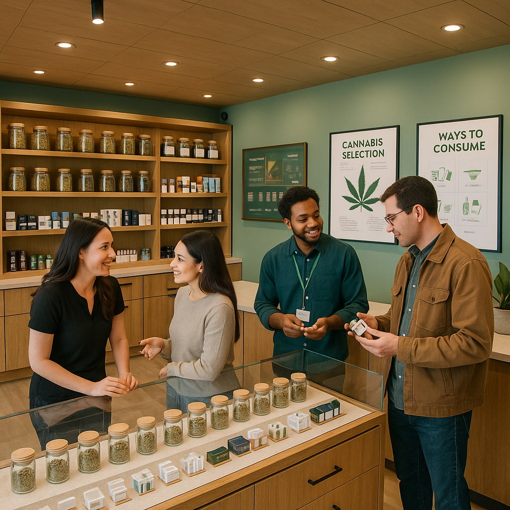 dispensary selection and shopping experience - best weed brands