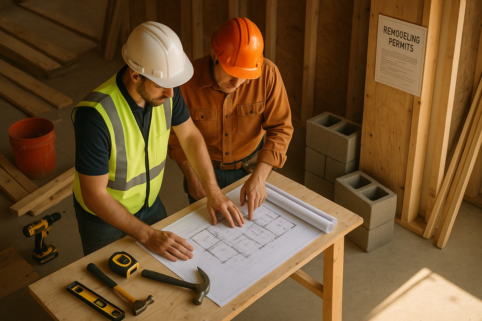 person submitting a permit application online - remodeling permits