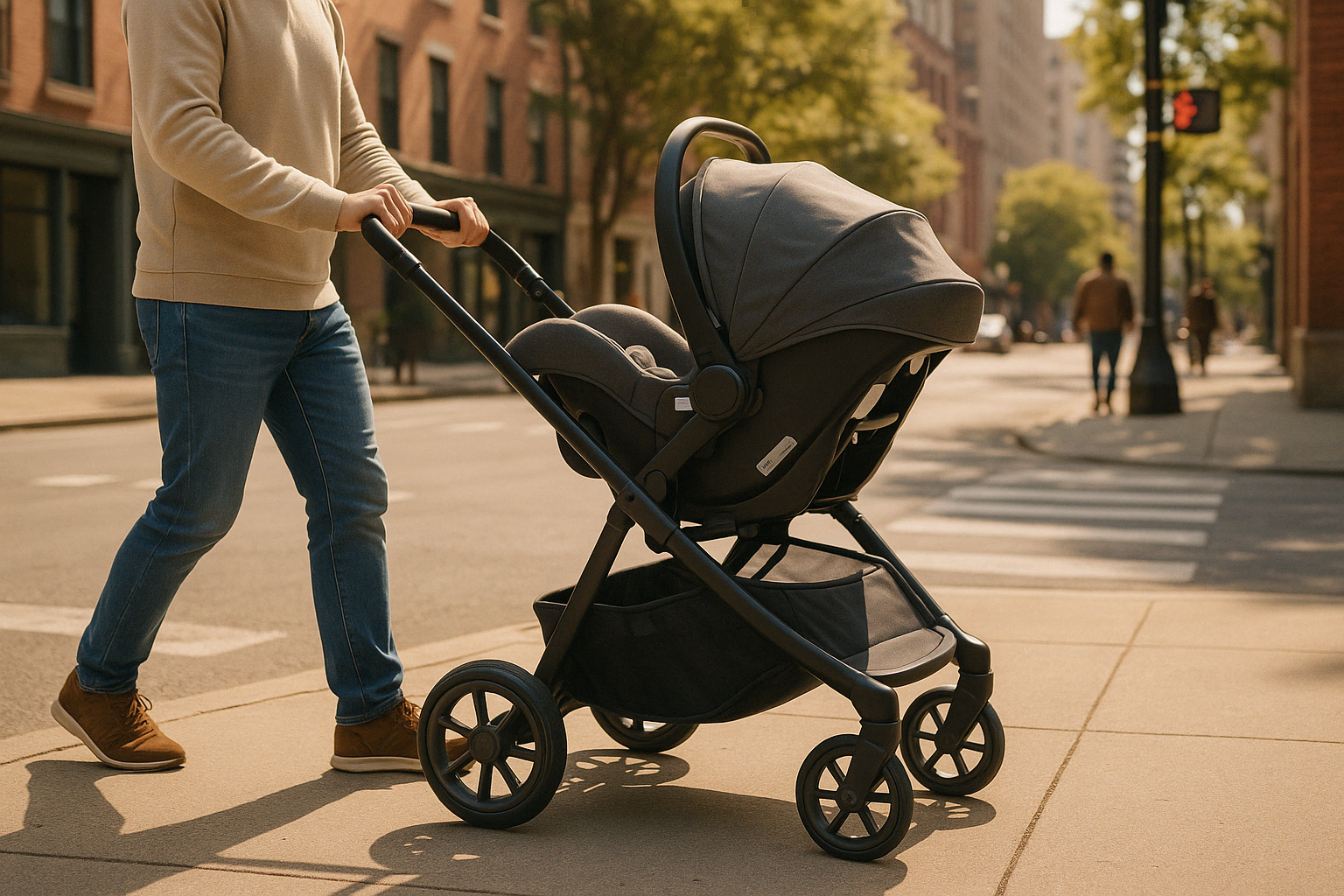 travel system stroller with car seat - baby stroller for newborn