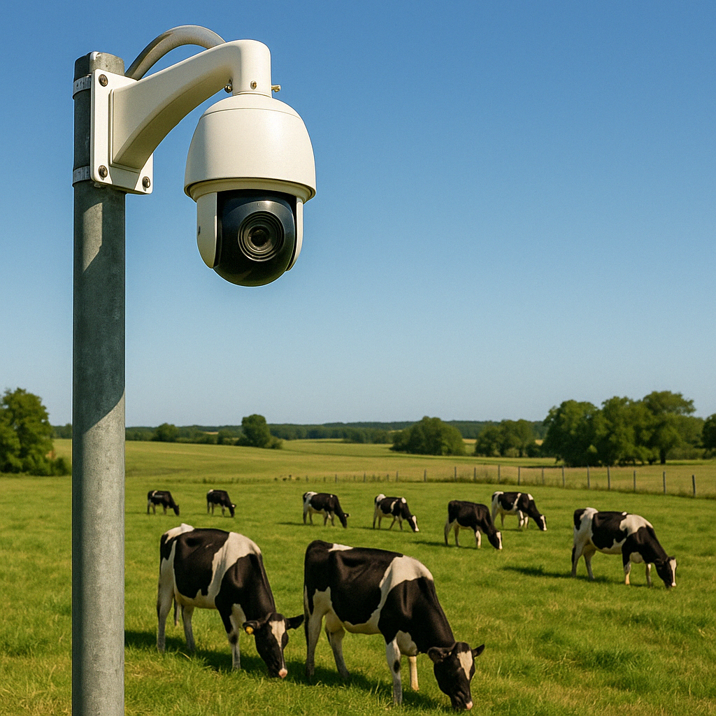 farm security camera monitoring livestock - farm cctv kits