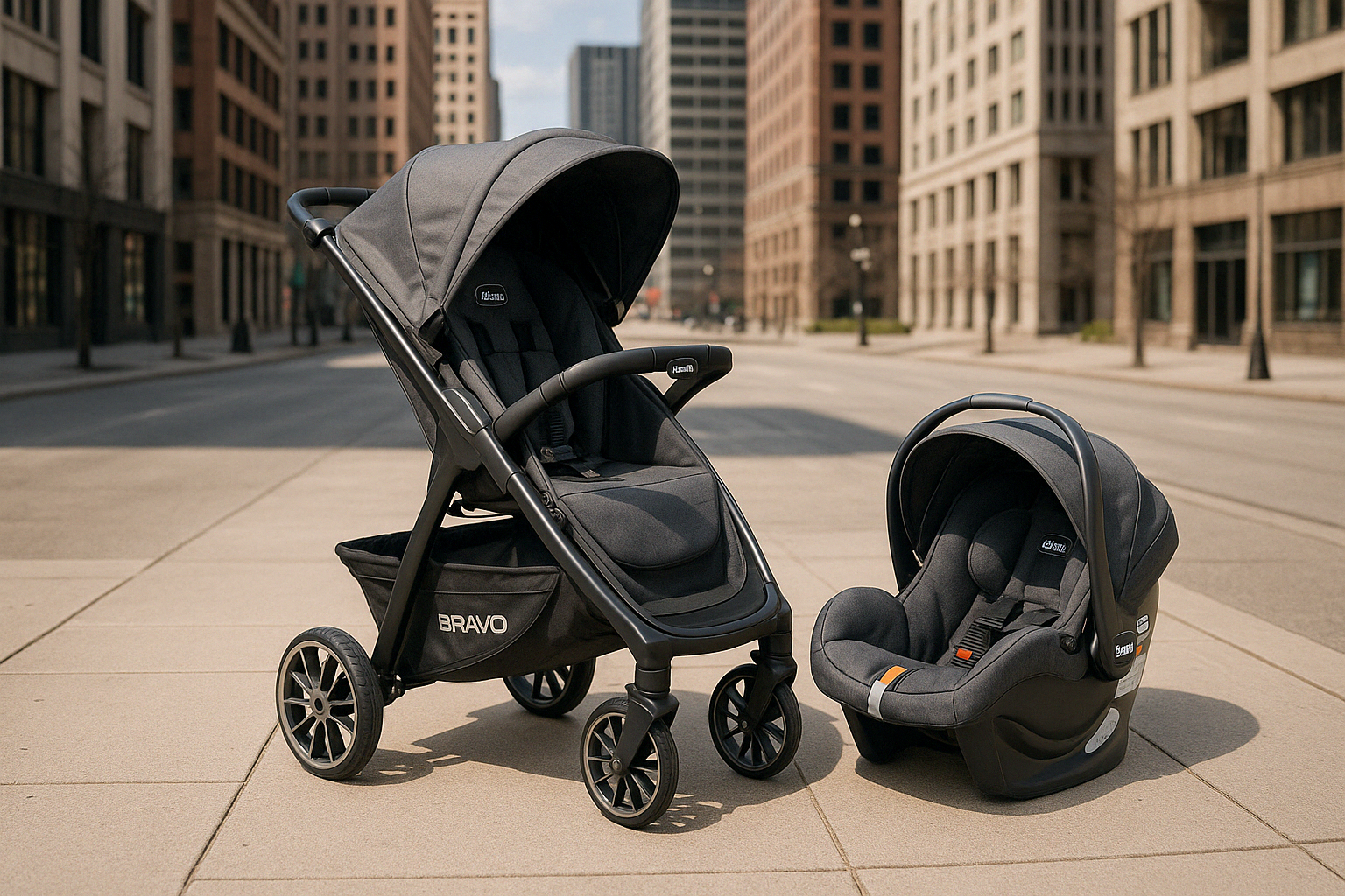 Chicco Bravo Trio Travel System - Best stroller and car seat combo