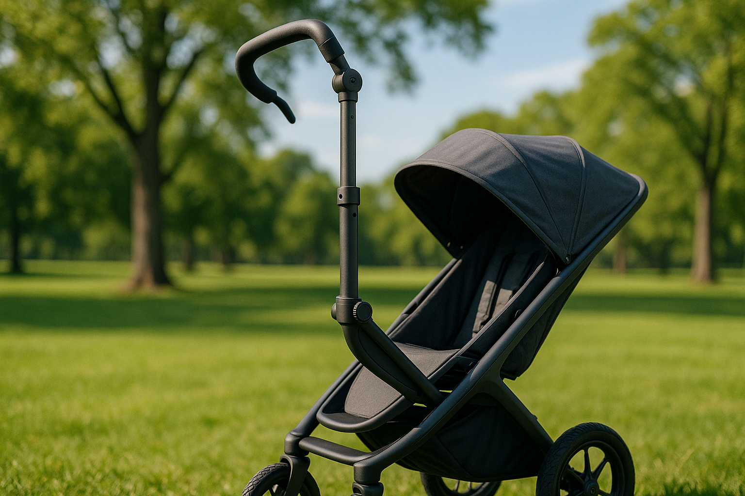 adjustable handlebar on jogging stroller - lightweight jogging stroller for tall parents