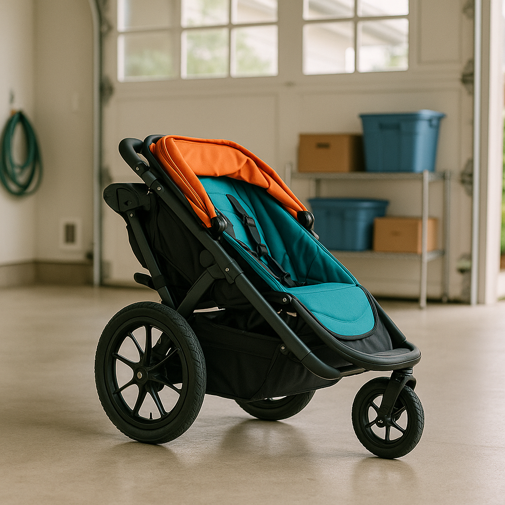 folded double jogging stroller - double jogging stroller for toddlers
