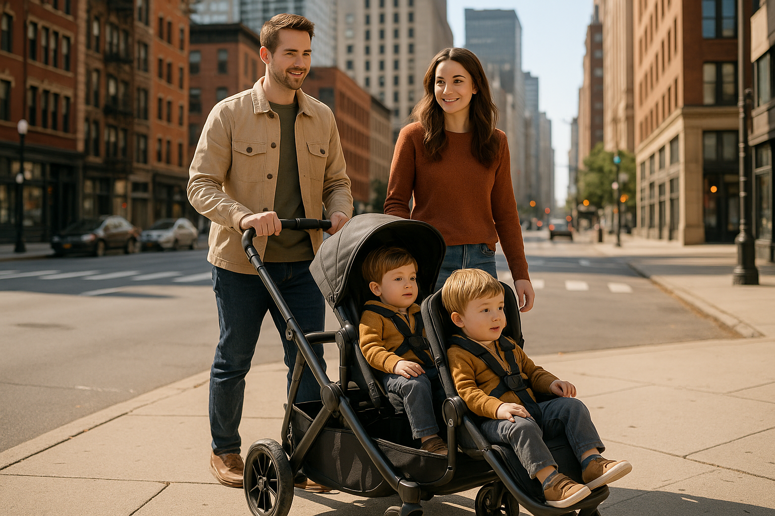 convertible stroller with two seats - strollers for city living