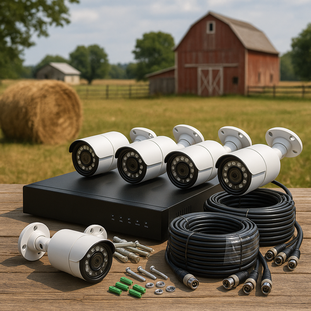 solar-powered farm CCTV camera - farm cctv kits