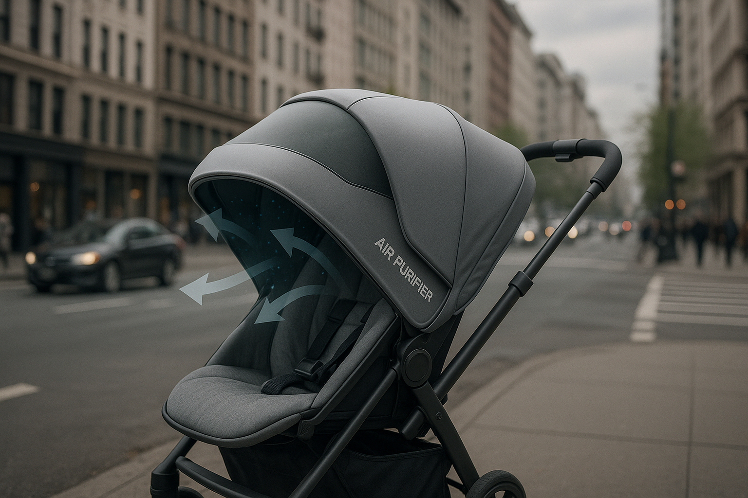 stroller air purifier canopy - Urban stroller accessories