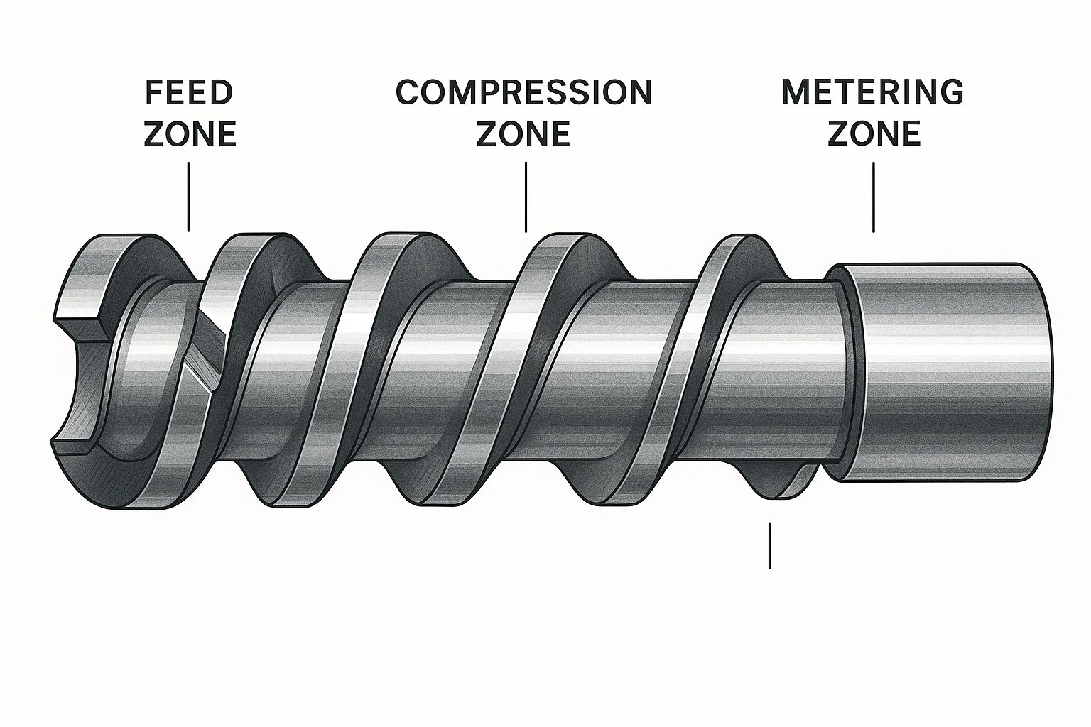 extruder screw design - plastic extrusion process