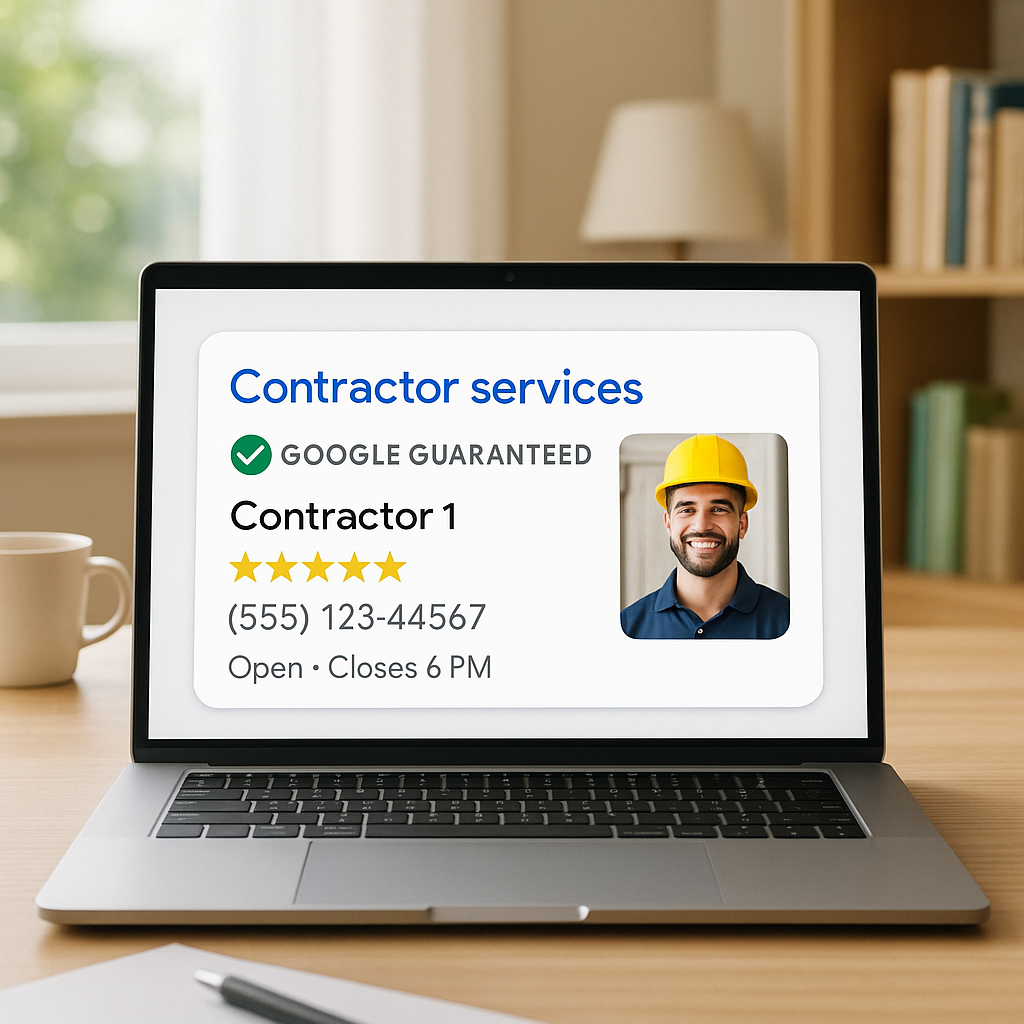 Google Local Service Ads for contractors - contractor lead generation