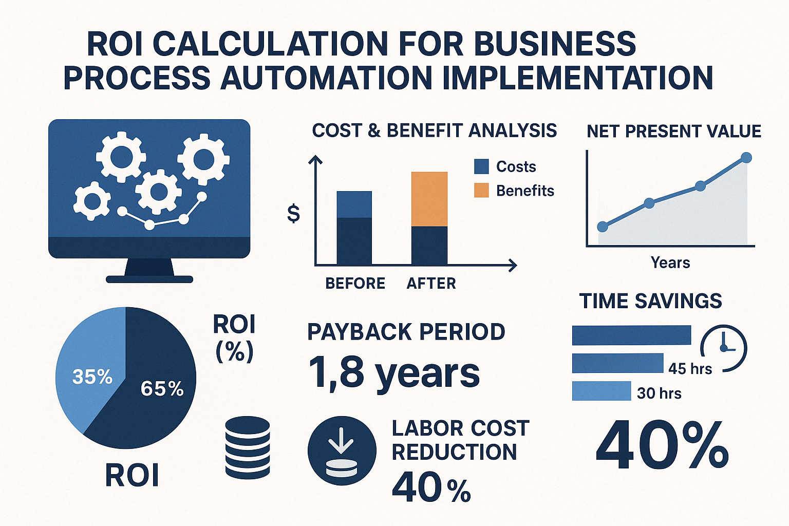 ROI calculation for business process automation implementation - business process automation platforms