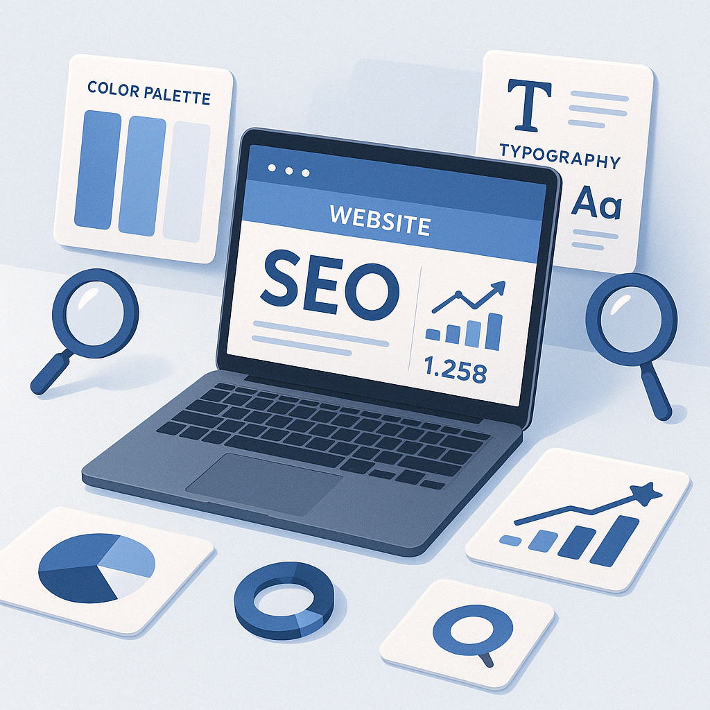 GNV Web Design portfolio showing responsive website designs - Web design and SEO packages