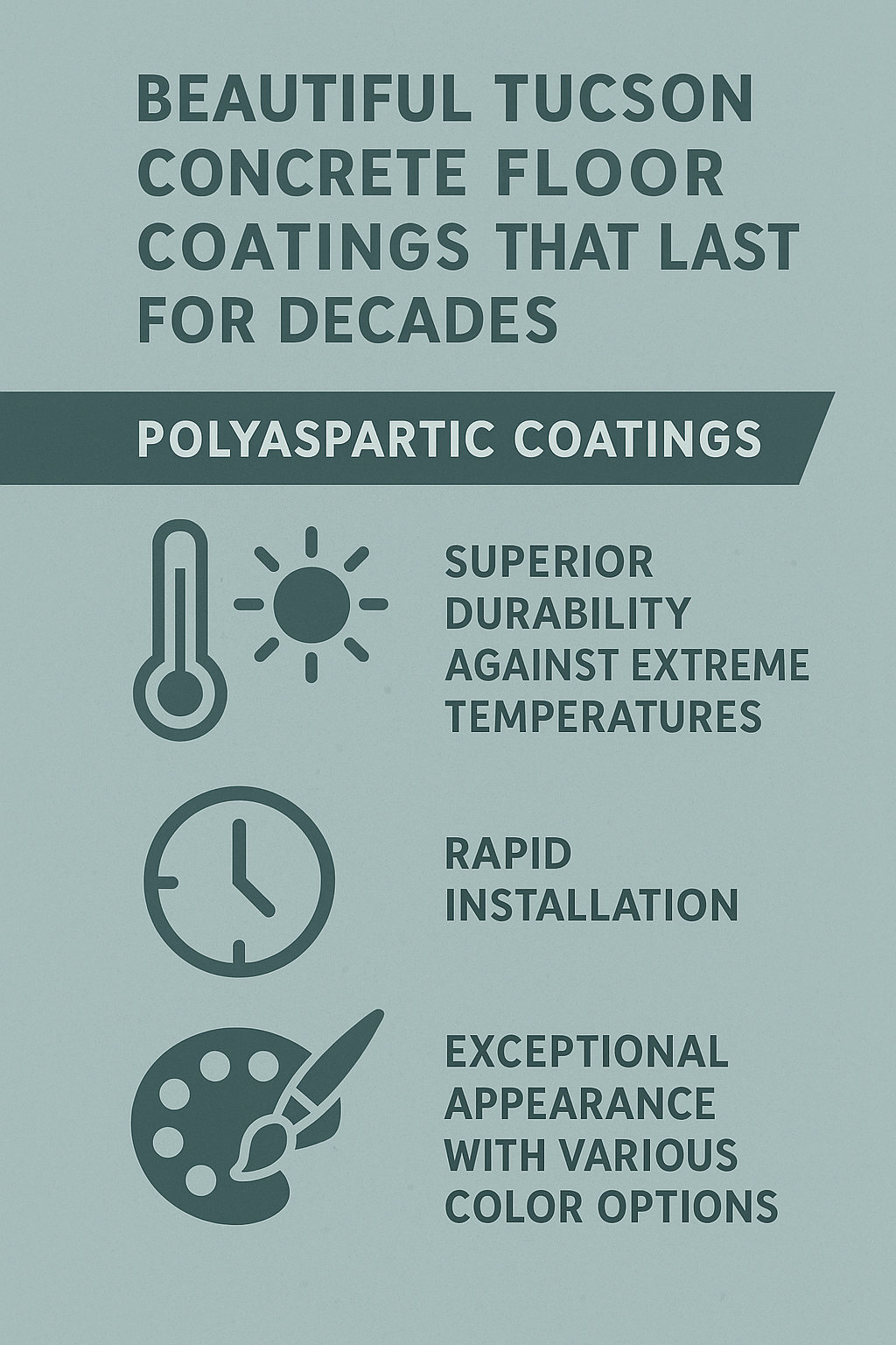 Quote: Beautiful Tucson Concrete Floor Coatings that Last for Decades - concrete coatings tucson infographic 