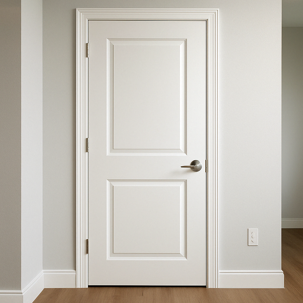 finished door installation - how to replace an interior door