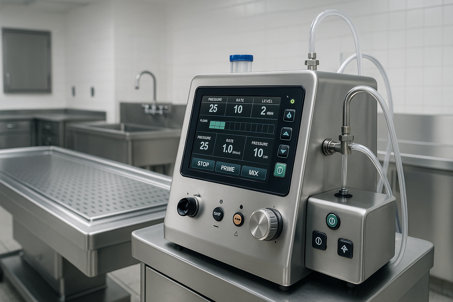 modern mortuary equipment with digital controls - mortuary tools
