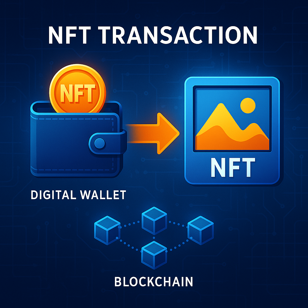 NFT transaction process - digital collectibles market size