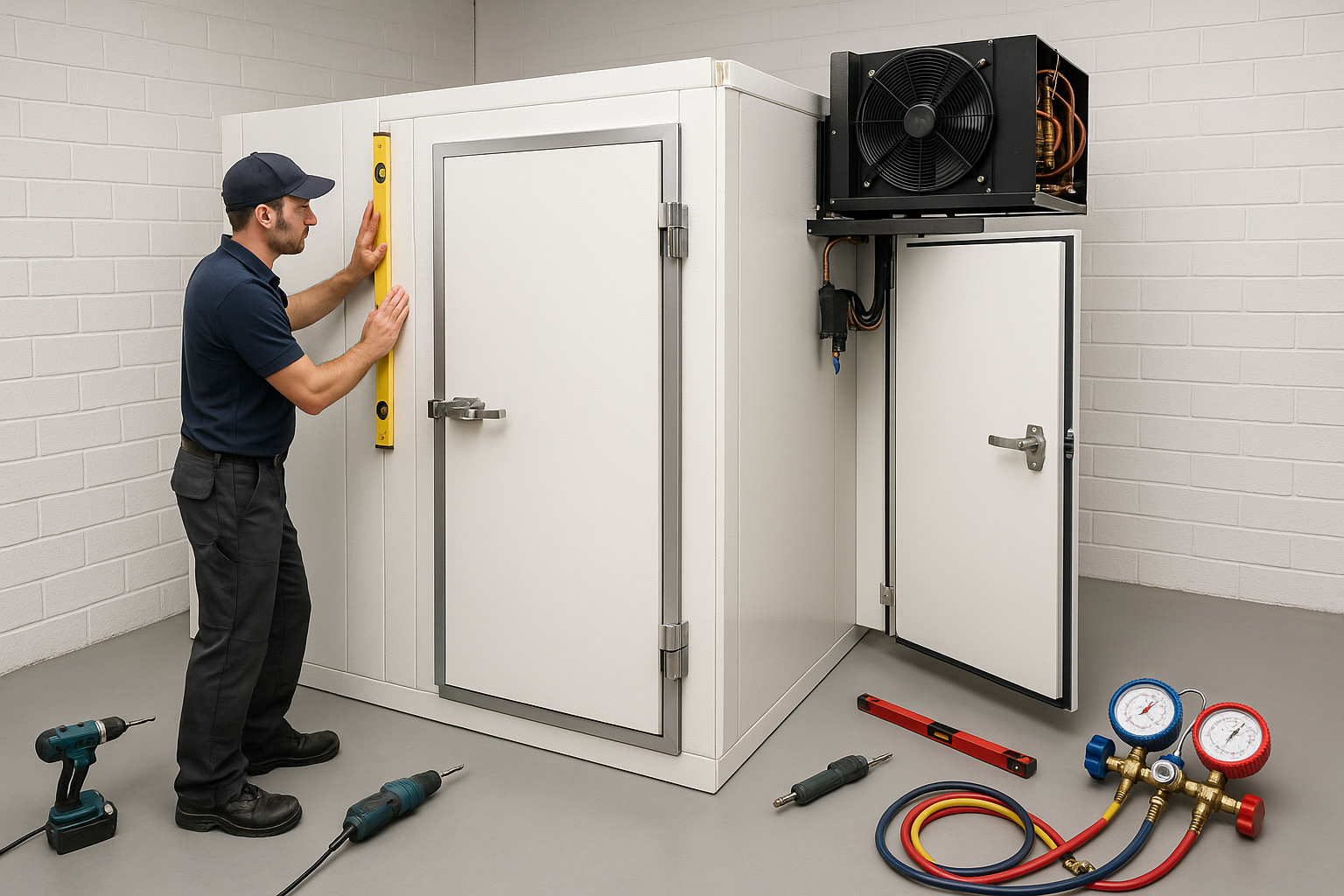 walk-in cooler installation process - walk-in cooler