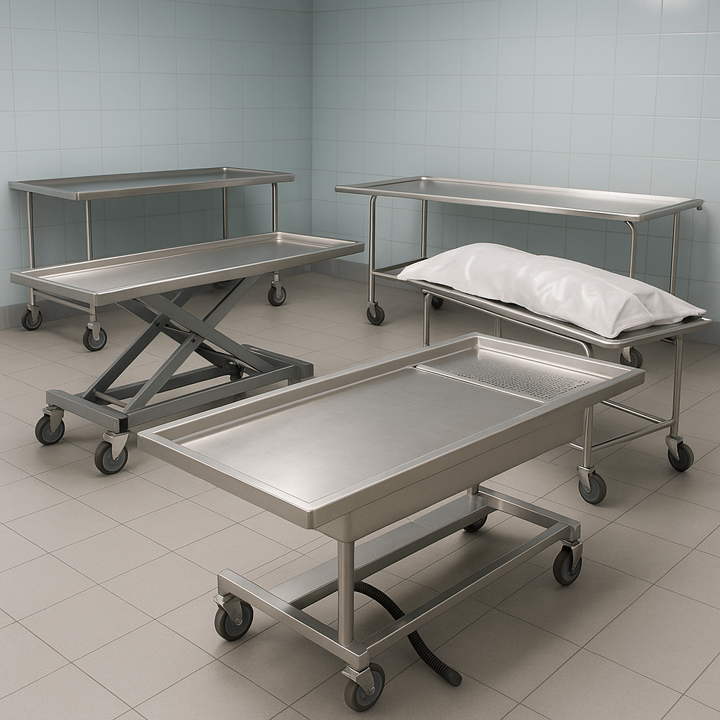 different types of morgue carts - morgue cart