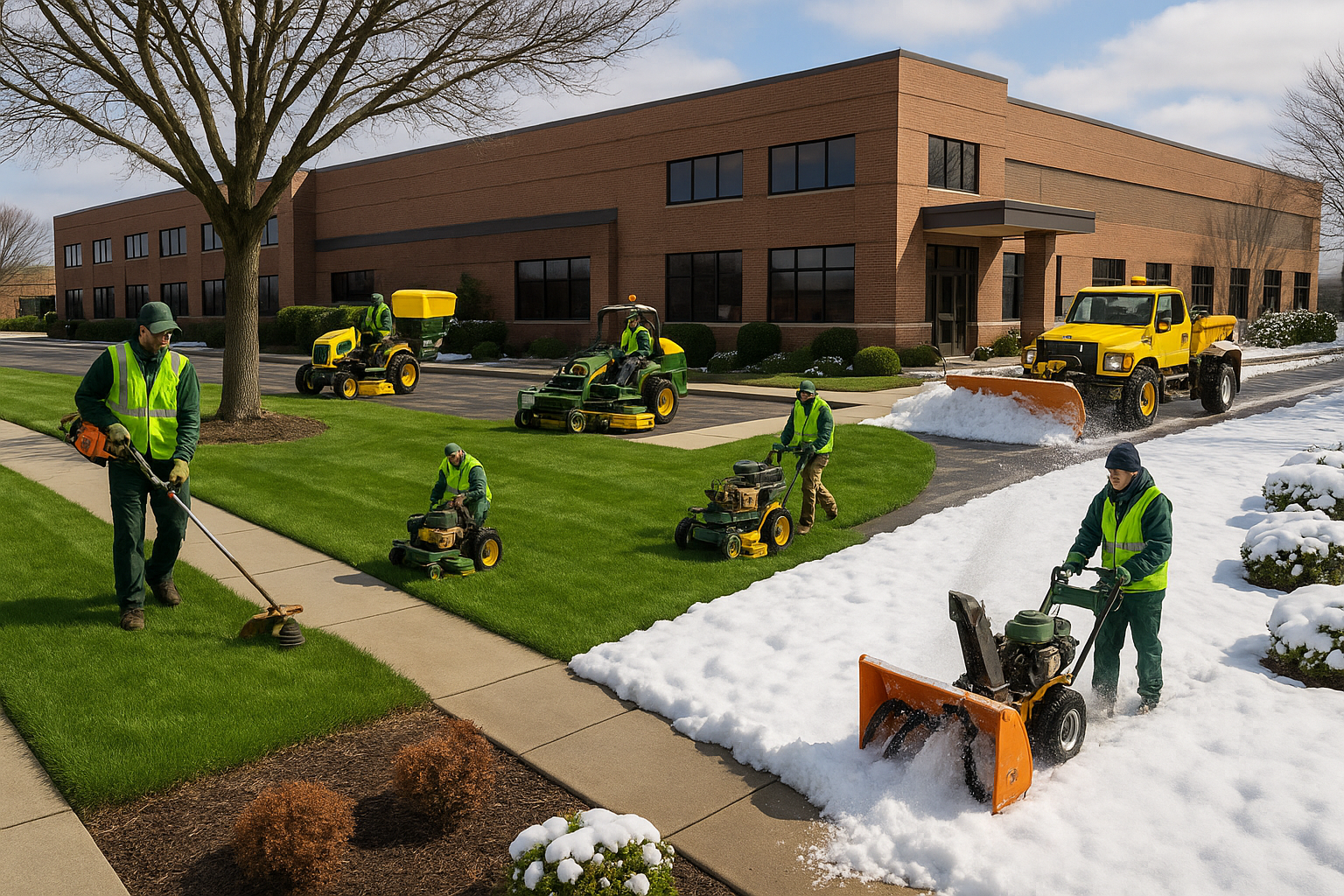 Commercial Lawn Care and Snow Removal: Top 5 Benefits