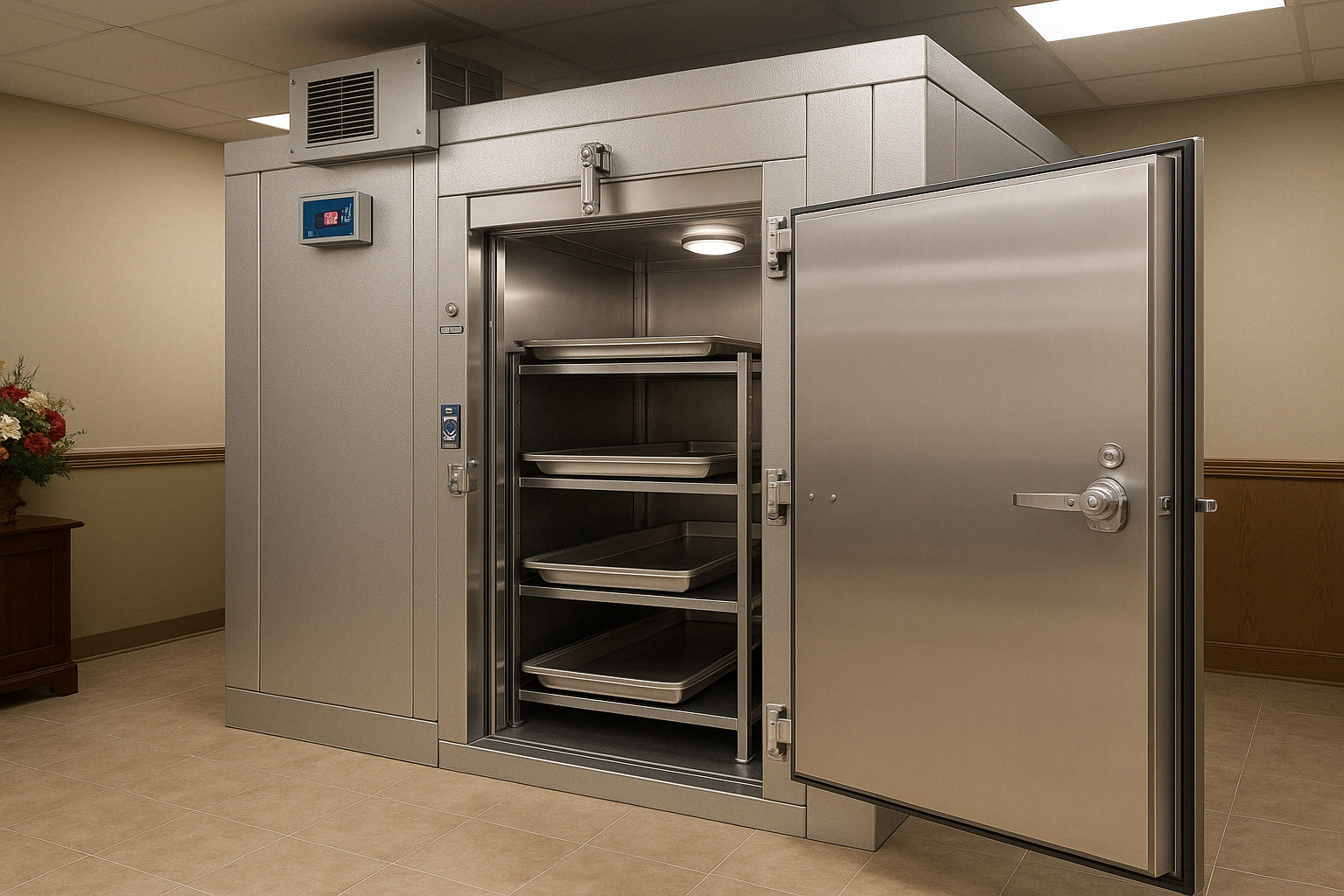 Custom-Built Mortuary Coolers - mortuary walk in coolers