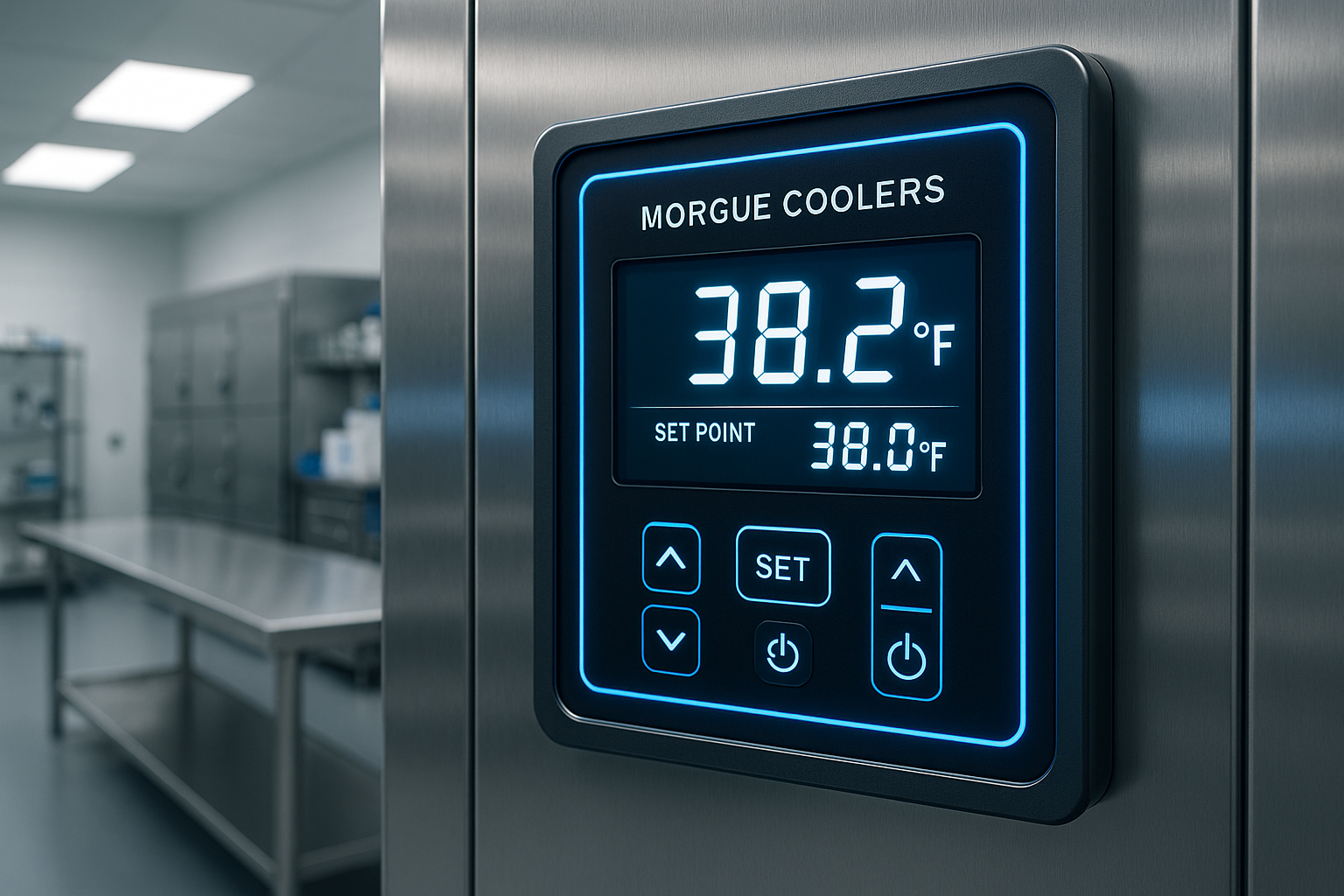 Advanced digital temperature control system for morgue coolers - morgue cooler temperature