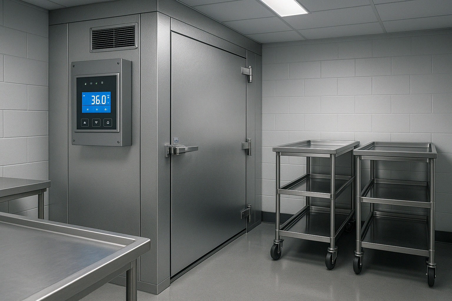 State-of-the-Art Temperature Control - mortuary walk in coolers