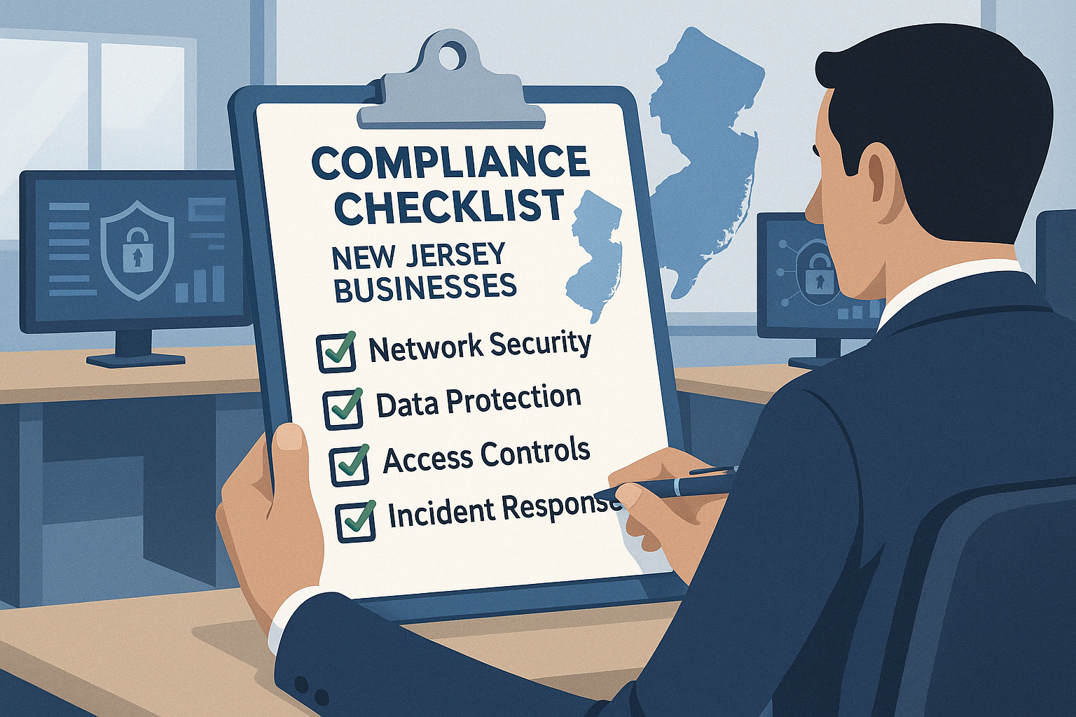 compliance checklist for new jersey businesses - network security nj
