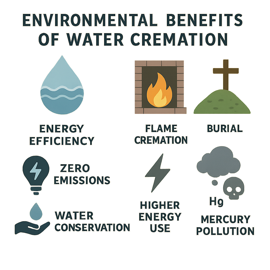 environmental benefits of water cremation compared to traditional methods - how water cremation works