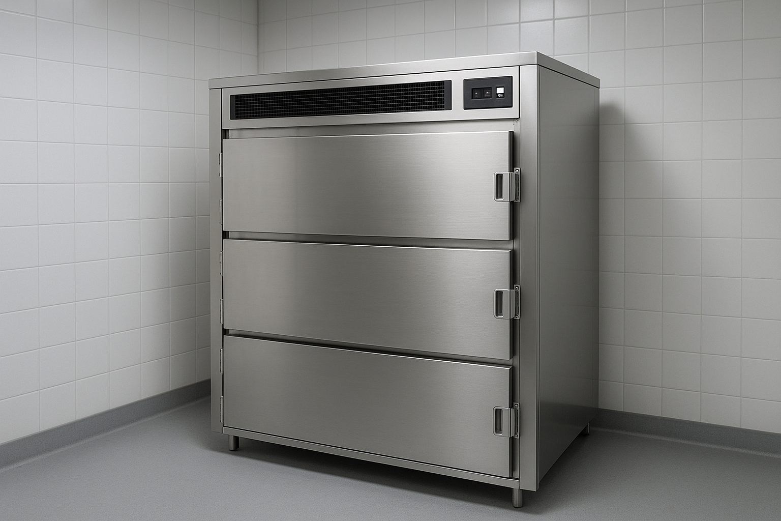 Compact body box morgue cooler - morgue cooler for sale