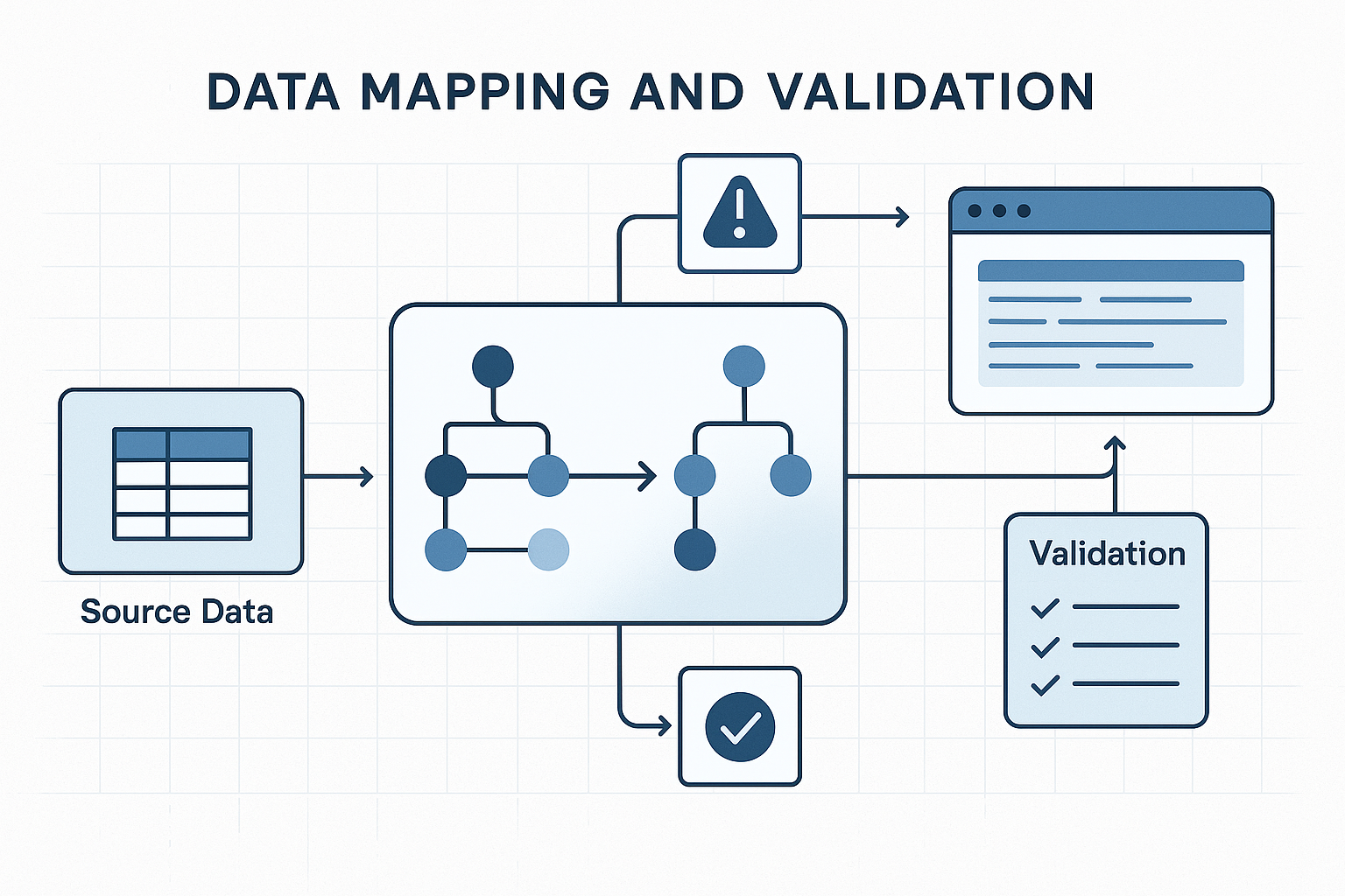 Data mapping and validation process - crm migration services
