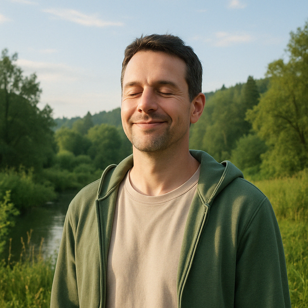 hopeful individual post-retreat - trauma intensive retreat