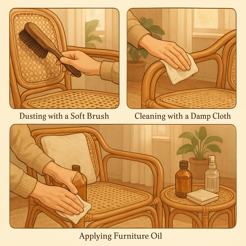 rattan furniture care techniques - balinese rattan furniture
