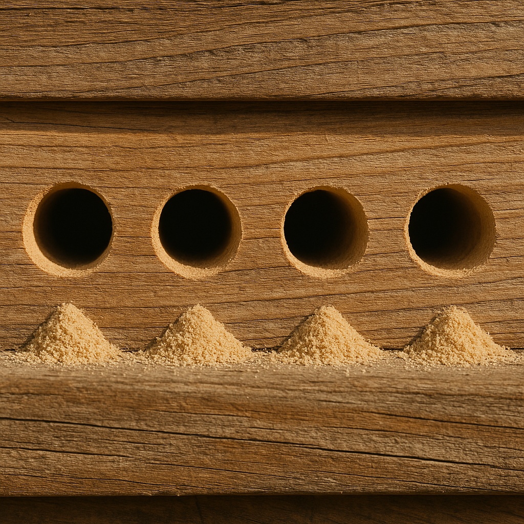 carpenter bee holes in wood - home treatment for carpenter bees