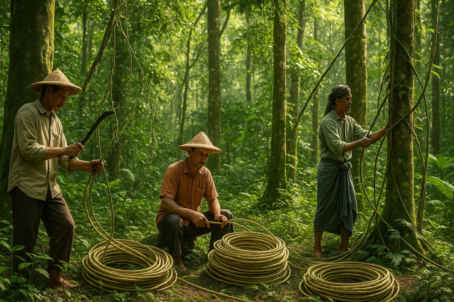 sustainable rattan harvesting practices - balinese rattan furniture