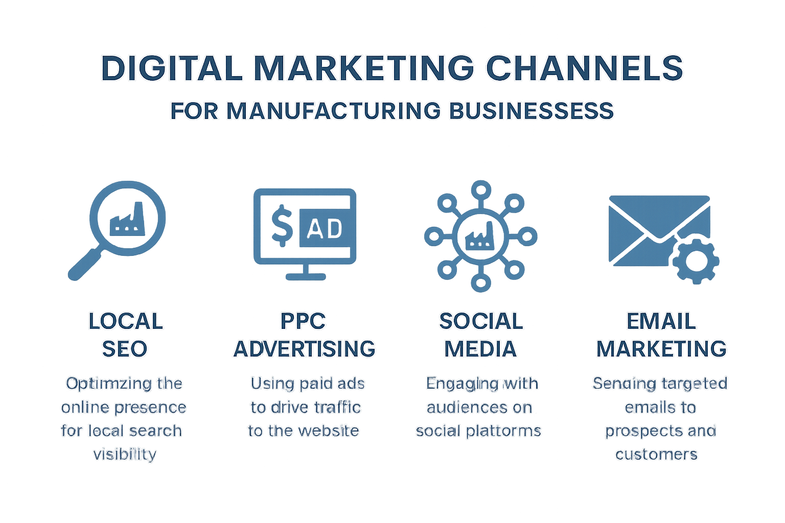 From Prospect to Partner: B2B Manufacturer Lead Generation • b2b manufacturer lead generation • RED27Creative manufacturing digital marketing channels comparison - b2b manufacturer lead generation