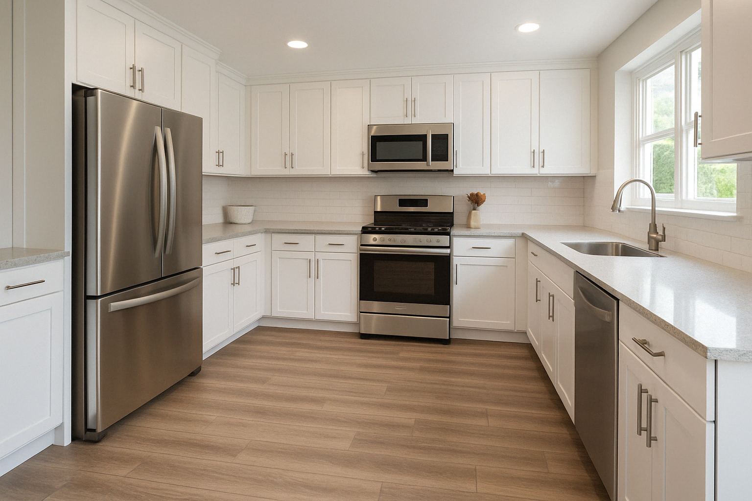 waterproof laminate flooring in kitchen - Affordable laminate flooring installation