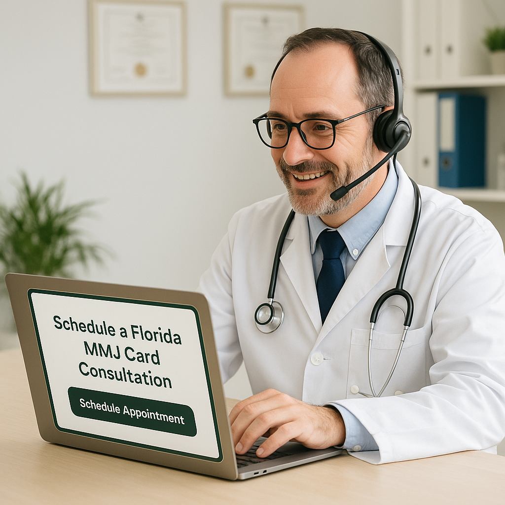 Online appointment scheduling for Florida MMJ card - Florida MMJ card online