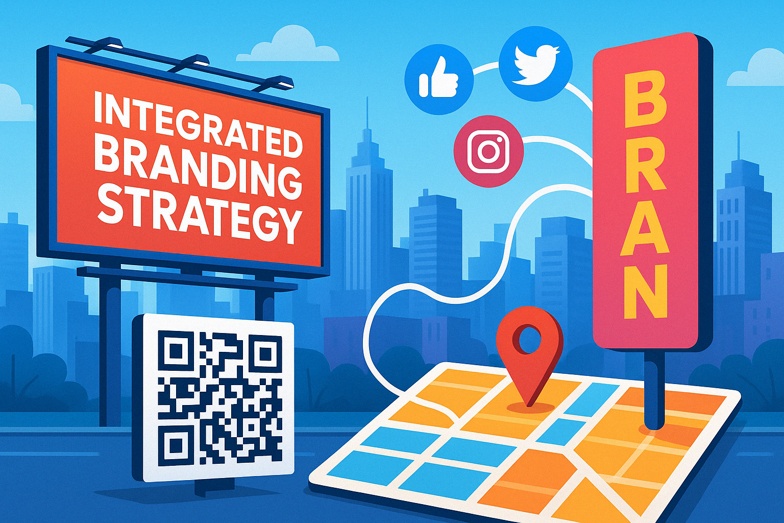 integrated outdoor branding strategy - outdoor branding