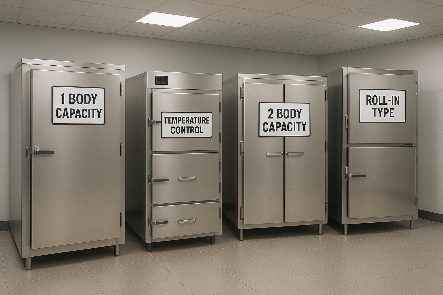 different types of morgue freezers - morgue freezer for sale