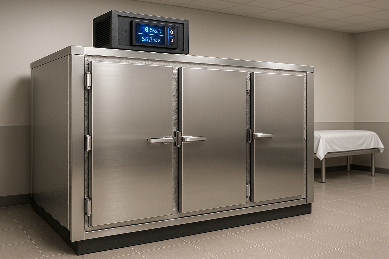 key features of mortuary refrigeration systems - funeral home refrigeration