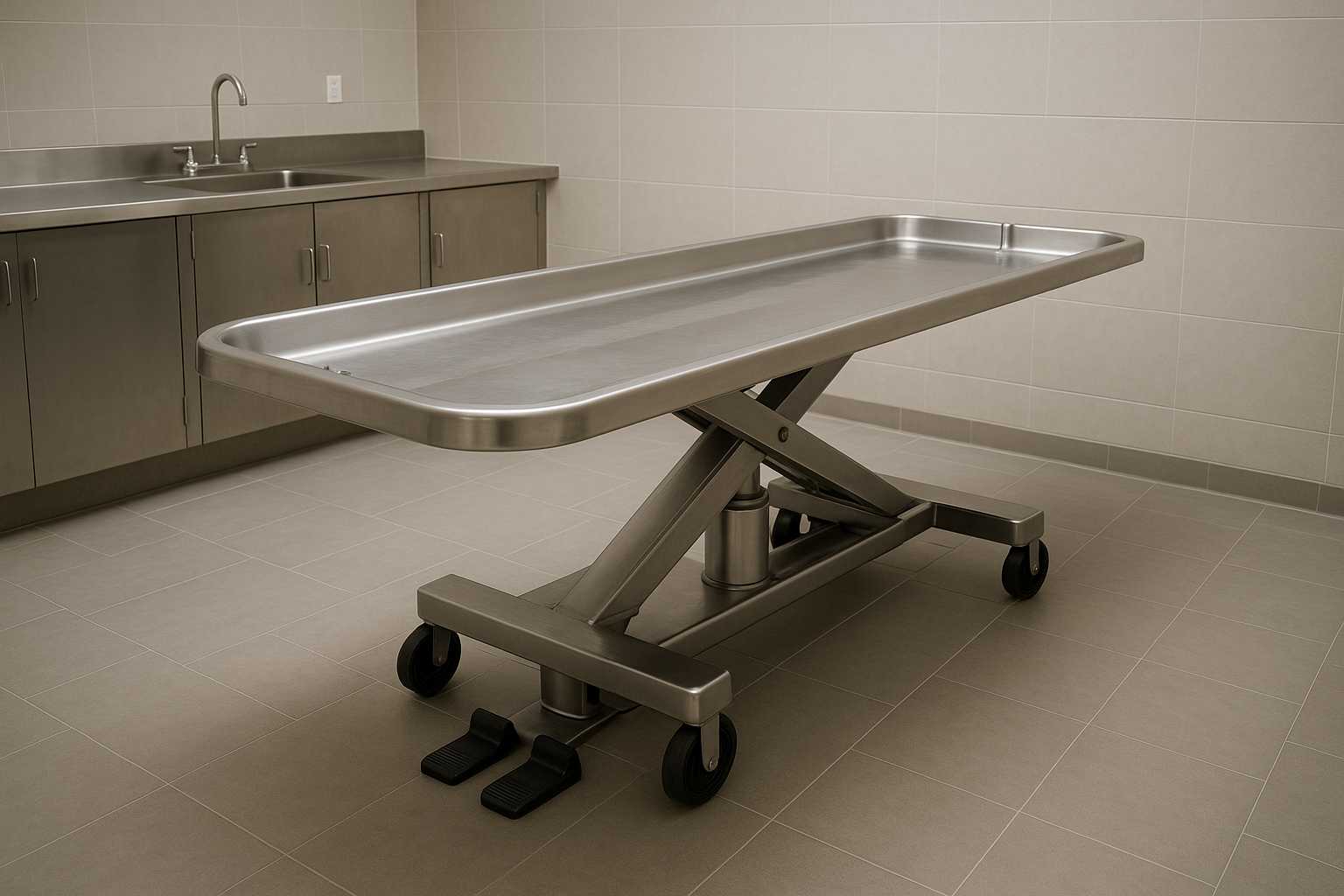 hydraulic embalming table - Affordable Funeral Supplies 