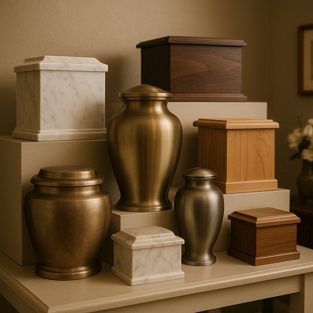 cremation urns collection - Affordable Funeral Supplies 