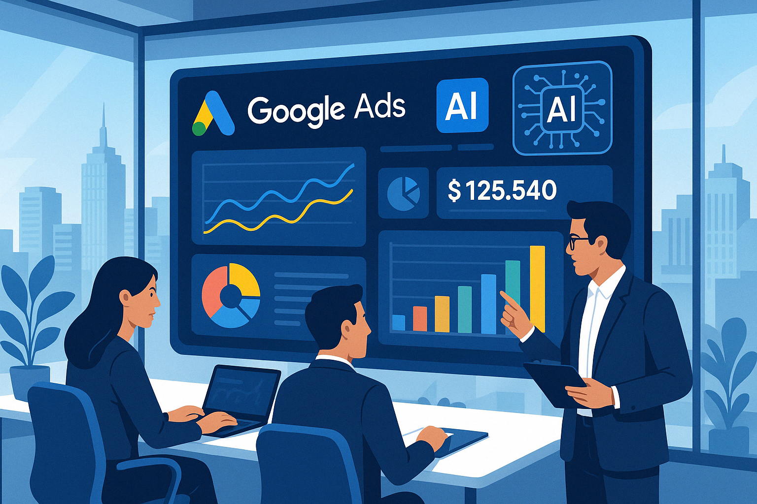 AI in google ads management - Google Ads management service