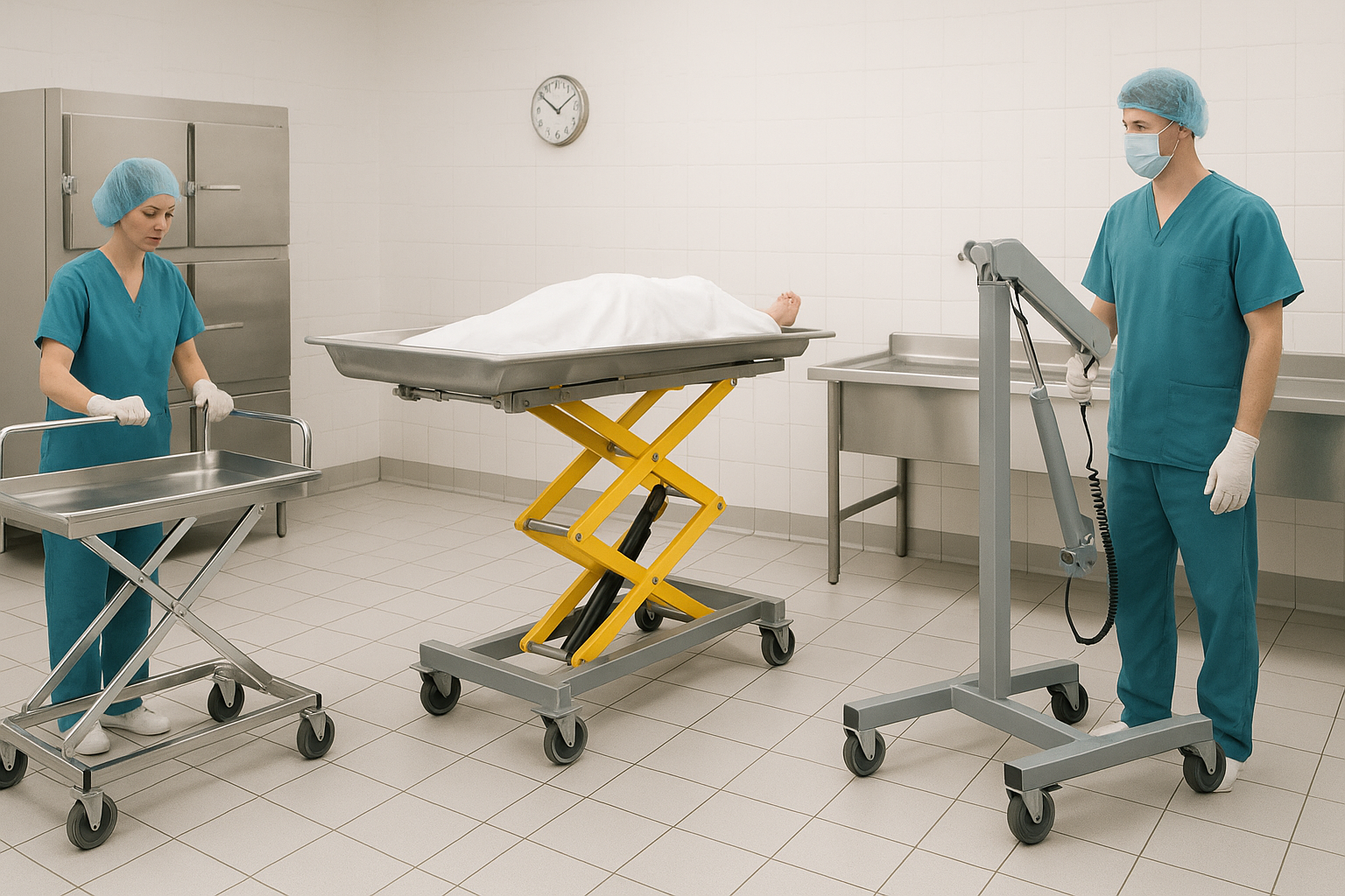 different types of mortuary body lifters including manual, hydraulic and electric models - body lifter mortuary