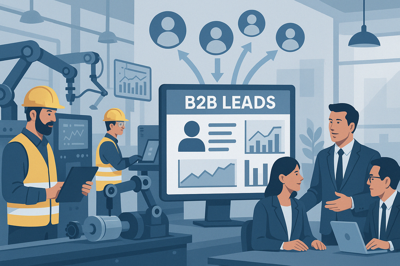 From Prospect to Partner: B2B Manufacturer Lead Generation • b2b manufacturer lead generation • RED27Creative optimized manufacturing website with conversion elements highlighted - b2b manufacturer lead generation