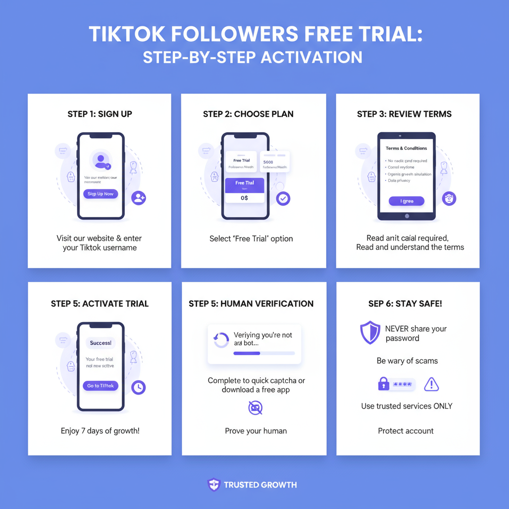 Paid Trial Services — tiktok followers free trial