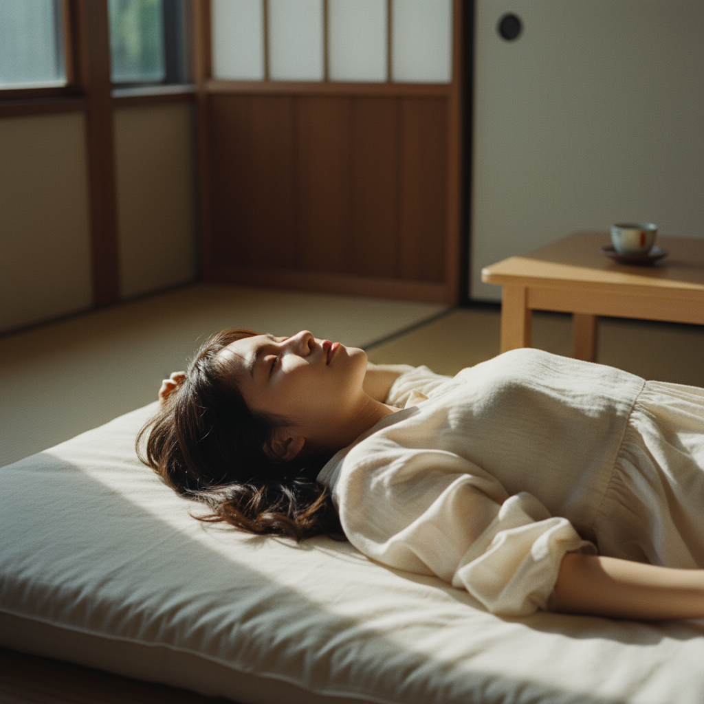 Japanese Woman Lying Down | Stable Diffusion Online